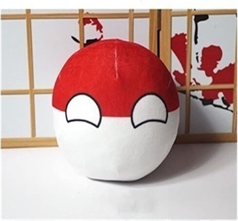 7.9in Poland Ball, Country Balls Germany, Canada, France, Country Ball,Decorations, Anime Cosplay, Countryballs,Plush Toys (Color : Germany, Size : 20cm) in Saudi Arabia