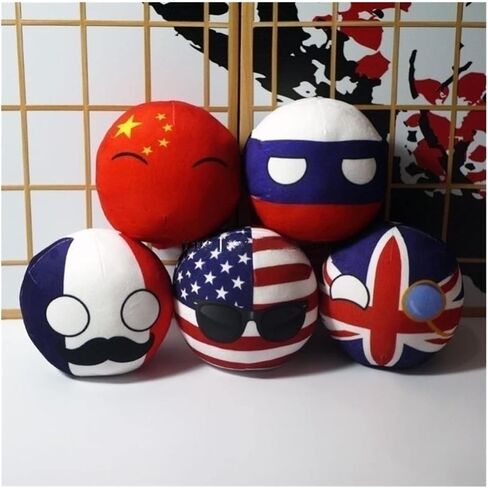 7.9in Poland Ball, Country Balls Germany, Canada, France, Country Ball,Decorations, Anime Cosplay, Countryballs,Plush Toys (Color : Germany, Size : 20cm) in Saudi Arabia