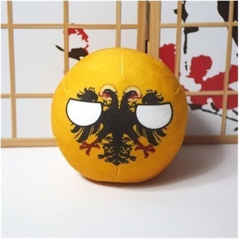 7.9in Poland Ball, Country Balls Germany, Canada, France, Country Ball,Decorations, Anime Cosplay, Countryballs,Plush Toys (Color : Germany, Size : 20cm) in Saudi Arabia