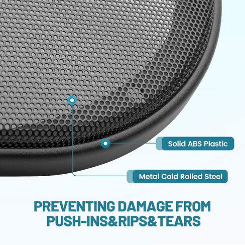6x9 Inch Metal Mesh Round Speaker Grill Cover, 6x9 Universal Speaker Grills Decorative for Car Speaker Mounting Home Audio DIY, Mesh Subwoofer Grill Horn Guard Protective Case in Saudi Arabia