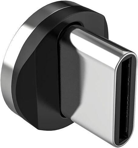Magnetic Connector Tips Head for Type C Android Devices (10 Pack), 360° Rotating Strong Magnetic Phone Cable USB C Adapter (10 pack tips for type c) in Saudi Arabia