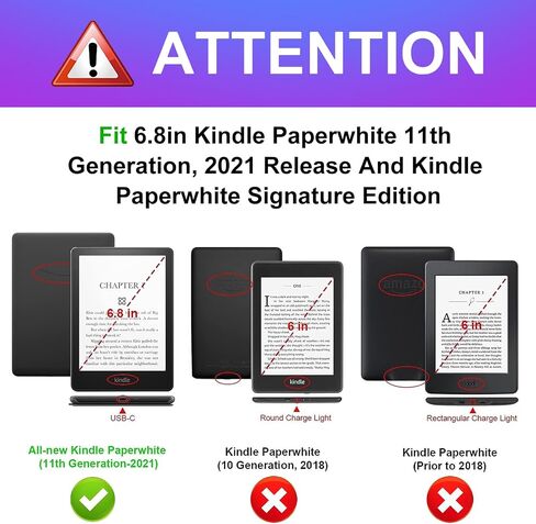 Trendy Fan for Kindle Paperwhite 11th Generation Case 6.8 inch 2021/Signature Edition Cute Cartoon Skull Kawaii Teen Kids Girls Folio Cover with Auto Sleep/Wake for Kindle Paperwhite 2021 E-Reader in Saudi Arabia