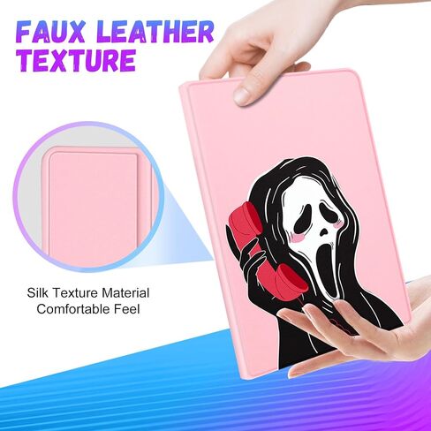 Trendy Fan for Kindle Paperwhite 11th Generation Case 6.8 inch 2021/Signature Edition Cute Cartoon Skull Kawaii Teen Kids Girls Folio Cover with Auto Sleep/Wake for Kindle Paperwhite 2021 E-Reader in Saudi Arabia