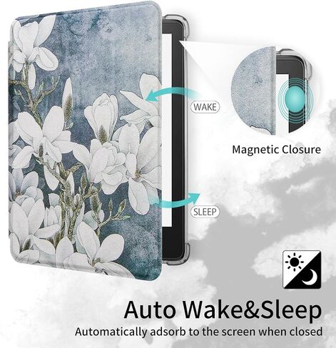 WALNEW Case for 6.8" Kindle Paperwhite 11th Gen 2021, Auto Sleep/Wake in Saudi Arabia