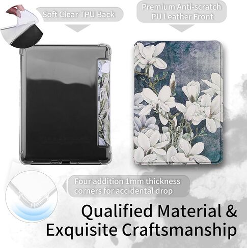 WALNEW Case for 6.8" Kindle Paperwhite 11th Gen 2021, Auto Sleep/Wake in Saudi Arabia
