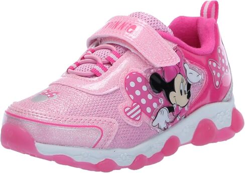 Josmo Baby-Girl's Minnie Mouse Lighted Sneakers (Toddler/Little Kid) in Saudi Arabia