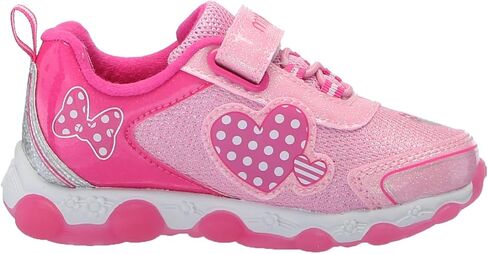 Josmo Baby-Girl's Minnie Mouse Lighted Sneakers (Toddler/Little Kid) in Saudi Arabia
