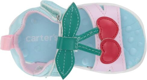 Carter's Baby-Girl's Infant 1st Walker Jade Cherry Novelty Sandal First Shoe in Saudi Arabia