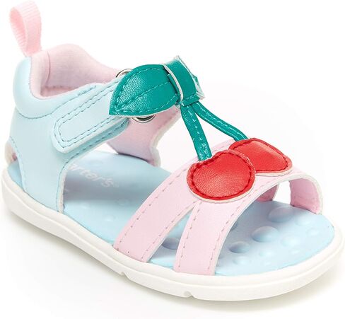 Carter's Baby-Girl's Infant 1st Walker Jade Cherry Novelty Sandal First Shoe in Saudi Arabia