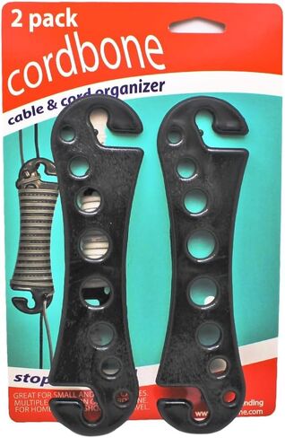 Cord Bone Cord/Cable Management Kit - Effortless Cable Management - Perfect for Home, Office, Gaming, Travel, Compact, Compatible with all Types of Cables Including Computer Cords,Phone Chargers in Saudi Arabia