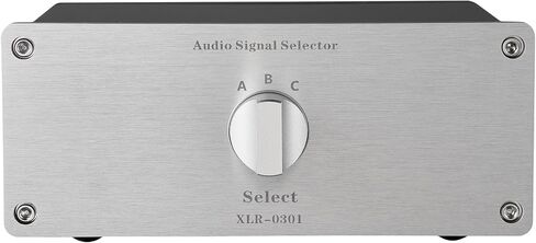 3 إلى 3 (3 في 3 خارج) محول صوت ستيريو متوازن XLR، صندوق توزيع سلبي قبل وبعد مكبر الصوت (XLR 0303) in Kuwait