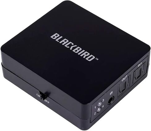 Monoprice Blackbird Toslink S/PDIF 4x1 Switch with IR Remote Control, USB Powered, 4 Input 1 Output, Such as Television, Amplifier in Saudi Arabia