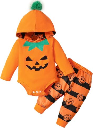 ملابس الأطفال حديثي الولادة للهالوين ملابس اليقطين ملابس اليقطين in Kuwait