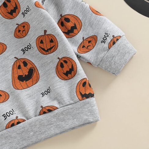 Baby Boy Girl My First Halloween Outfit Pumpkin Sweatshirt Top+Drawstring Long Pants Newborn Halloween 2Pcs Clothes in Saudi Arabia