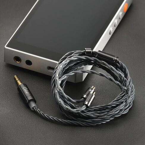 QOA Kinera Celest كابل تمديد سماعة الرأس، كابل بديل لسماعات الأذن مطلي بالفضة والنحاس، كابل HiFi في شاشة الأذن 3.5 مم كابل Aux 2 دبوس IEM لسماعات الرأس، iPhone، iPad، الهواتف الذكية in Kuwait