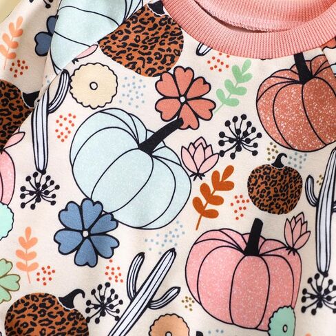 Baby Boy Girl My First Halloween Outfit Pumpkin Sweatshirt Top+Drawstring Long Pants Newborn Halloween 2Pcs Clothes in Kuwait