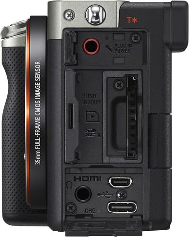 Sony a7C Mirrorless Full Frame Camera Alpha 7C Interchangeable Lens Body Only Silver ILCE7C/S Bundle with Deco Gear Case + Extra Battery + Flash + Filters + 64GB Card + Software Kit and Accessories in Saudi Arabia