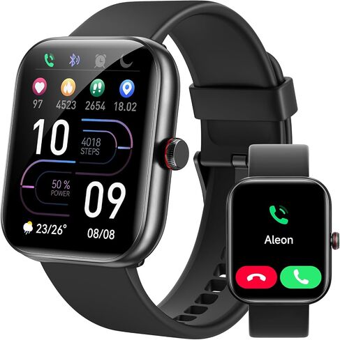 Smart Watch for Women, Alexa Built-in Smartwatch (Answer/Calls) for Android & iPhone, 1.91" HD Fitness & Sleep Tracker with 105+ Sport Modes, IP68 Waterproof, Heart Rate/SpO2/Stress Monitor in Saudi Arabia