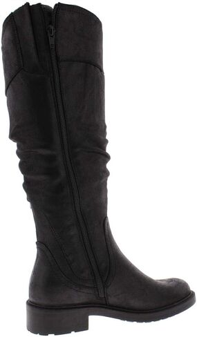 BareTraps Womens Chaya Tall Block Heel Knee-High Boots, Black, Size 7.5 in Saudi Arabia