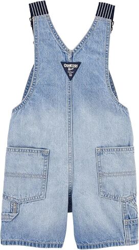 Oshkosh B'gosh Baby & Toddler Boys' Denim Shortalls with Adjustable Shoulder Straps & Pockets (6M-5T) (24 Months) in Saudi Arabia