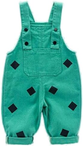 Baby Boy Girl Suspender Overalls Infant Toddler Corduroy Straps Outfits Pants Romper Jumpsuit with pockets in Saudi Arabia