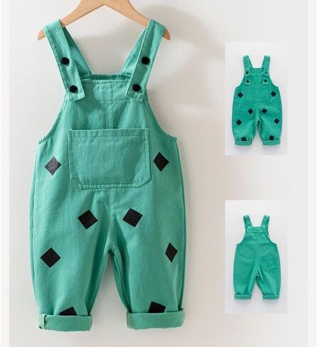 Baby Boy Girl Suspender Overalls Infant Toddler Corduroy Straps Outfits Pants Romper Jumpsuit with pockets in Saudi Arabia
