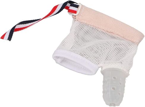 Silicone Toddler Baby Finger Guard with Breathable Mesh Wrist Band and Round Massage Bumps, Thumb Sucking Stop for Kids, Effective Thumb Sucking Glove Treatment Kit in Saudi Arabia