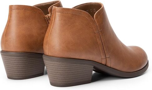 DREAM PAIRS Women's Ankle Boots Low Chunky Heels Short Fall Booties in Saudi Arabia