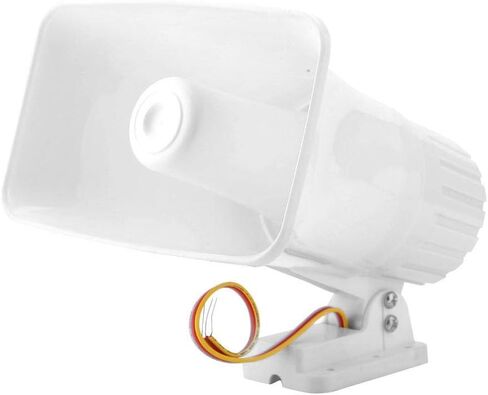 Horn Siren,ASHATA 150 dB DC 12V Dual Tone Wired Horn Siren Burglar Alarm System,Warning Althorn Speaker for Home Security in Saudi Arabia