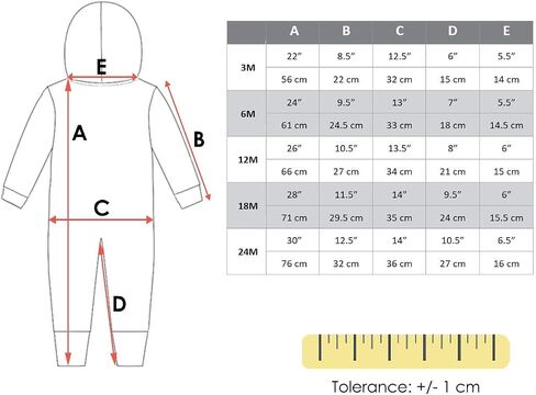 kIDio Organic Cotton Baby Infant Hooded Onesie - Girl Boy (0-2 Years) in Saudi Arabia