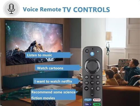 عصا التحكم عن بعد لاستبدال عصا النار العالمية (الجيل الثاني، الجيل الثالث، لايت، 4K، 4K كحد أقصى) مكعب (الجيل الأول، الجيل الثاني، الجيل الثالث) التحكم في النار (تصميم قلادة الجيل الثالث) in Kuwait