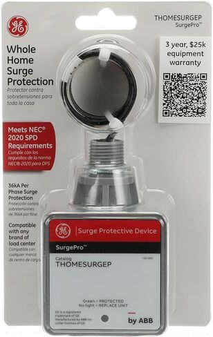 THOMESURGEP by ABB • SurgePro™ Surge Protective Device • Externally Mounted Wired Residential SPD for Retail and Home • Type 1 SPD • Safe, Reliable, and Functional in Saudi Arabia