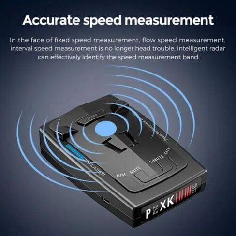 RAD2000 Car Radar Detector 12v English Russian Laser Rador Detection Speed Alarm in Saudi Arabia
