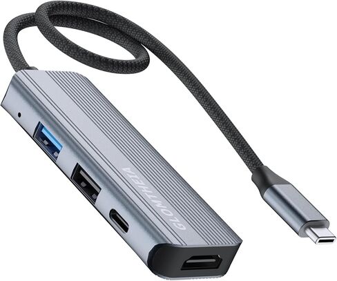 موزع USB C، محول USB C متعدد المنافذ 4 في 1 مع HDMI 4K، USB 3.0، USB 2.0، PD 100W، لجهاز MacBook Pro/Air، Dell XPS، Lenovo Thinkpad، والمزيد in Kuwait