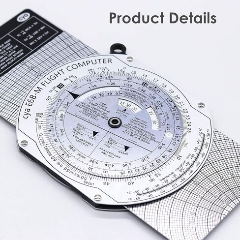 قاعدة الشريحة الدائرية لكمبيوتر الطيران E6B المستخدمة في التدريب على الطيران in Kuwait