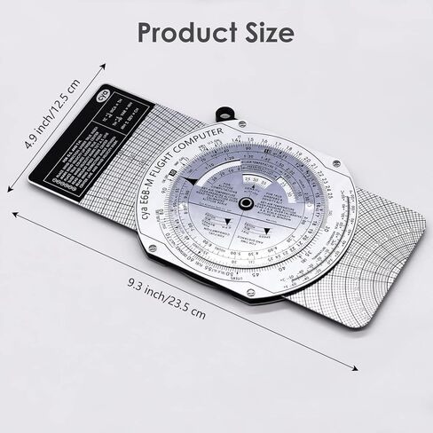 قاعدة الشريحة الدائرية لكمبيوتر الطيران E6B المستخدمة في التدريب على الطيران in Kuwait