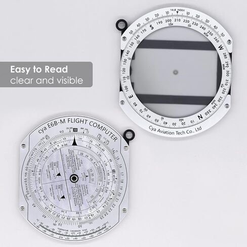 قاعدة الشريحة الدائرية لكمبيوتر الطيران E6B المستخدمة في التدريب على الطيران in Kuwait