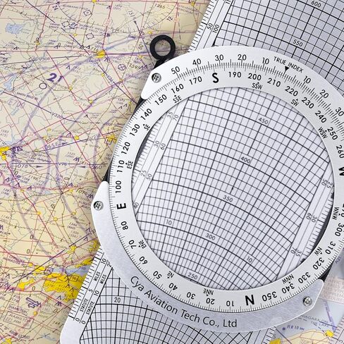 قاعدة الشريحة الدائرية لكمبيوتر الطيران E6B المستخدمة في التدريب على الطيران in Kuwait