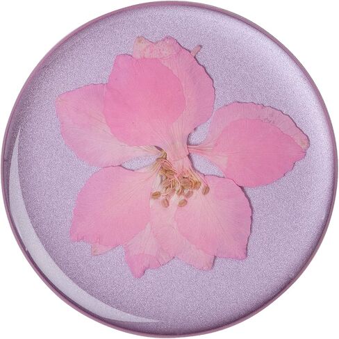 POPSOCKETS PopGrip Premium Mobile Phone Stand Flowers, Pink in Saudi Arabia