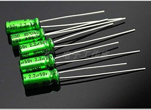 6PCS 2.2uF 50V Nichicon Muse ES BP (Bipolar) Audio Grade, 85 Degree high Temperature Capacitor 5x11 mm for high-end Audio in Saudi Arabia
