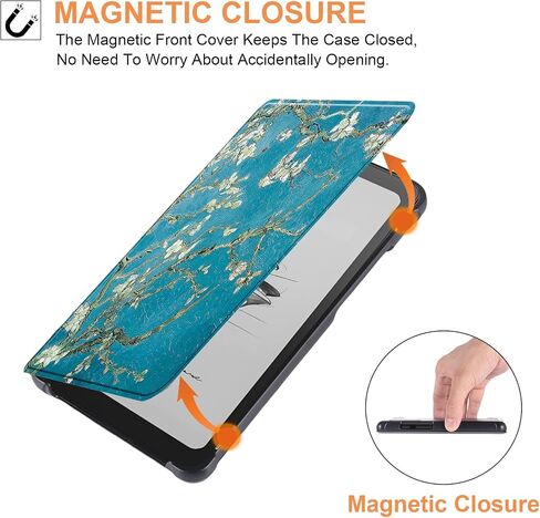 for Onyx Boox Palma Case Ultra Thin Shockproof Cover for Boox Palma Flip Case 6.13 Inch,Black in Saudi Arabia