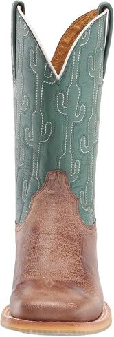 حذاء Tin Haul للسيدات من أحذية رعاة البقر الغربية، تركواز/أسمر مصفر، 6 in Kuwait