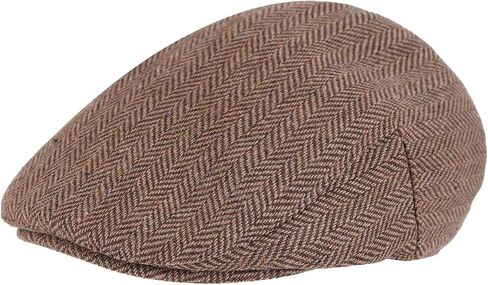 Toddler Boys Vintage Newsboy Cap Kids Tweed Ivy Drivers Flat Cap Infant Beret Hat in Saudi Arabia