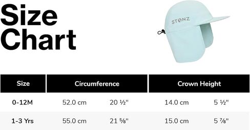 Stonz Flap Cap - Keep Your Little Explorer Protected and Burn-Free.Made with Non-Toxic, Tightly-Woven Fabric. in Saudi Arabia