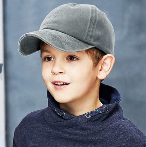 Toddler Cotton Baseball Caps Distressed-Washed Baseball Hats Baby-Boys Sun Protection Hats for 2-8T in Saudi Arabia