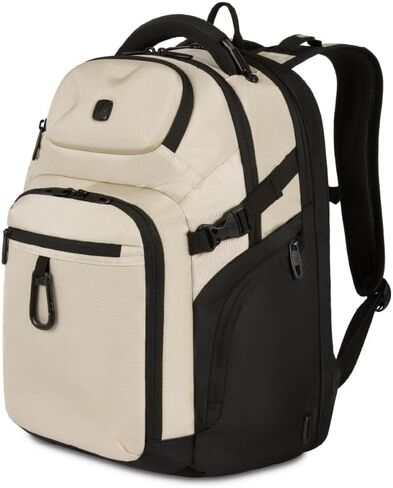 SwissGear Endure Laptop Backpack, Black, 18"x13"x8" in Saudi Arabia