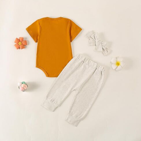 ملابس Balaflyie للأخت الصغيرة للفتيات الصغيرات، سراويل رومبير لحديثي الولادة، عصابة رأس، ملابس منزلية قادمة in Kuwait