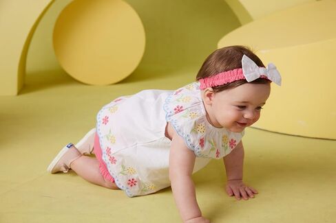 Little Me Clothes for Baby Girls' Woven Sunsuit and Headband Set, 3-12 Months in Saudi Arabia
