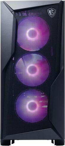 سطح المكتب للألعاب MSI Codex R2: Intel Core i7-14700F، Geforce RTX 4060 Ti، 32 جيجابايت DDR5، 2 تيرابايت m.2 NVMe SSD، 80+ Gold PSU، WiFi، لوحة مفاتيح وماوس، سهل الاستخدام، Windows 11 Home: 14NUD7-092US in Saudi Arabia