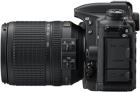 Nikon D7500 20.9MP DX-Format Digital SLR Camera + AF-S 18-140mm f/3.5-5.6G ED VR Lens Bundle with 64GB Memory Card, Camera Bag, Paintshop Pro 2018 and Accessories (11 Items) in Saudi Arabia